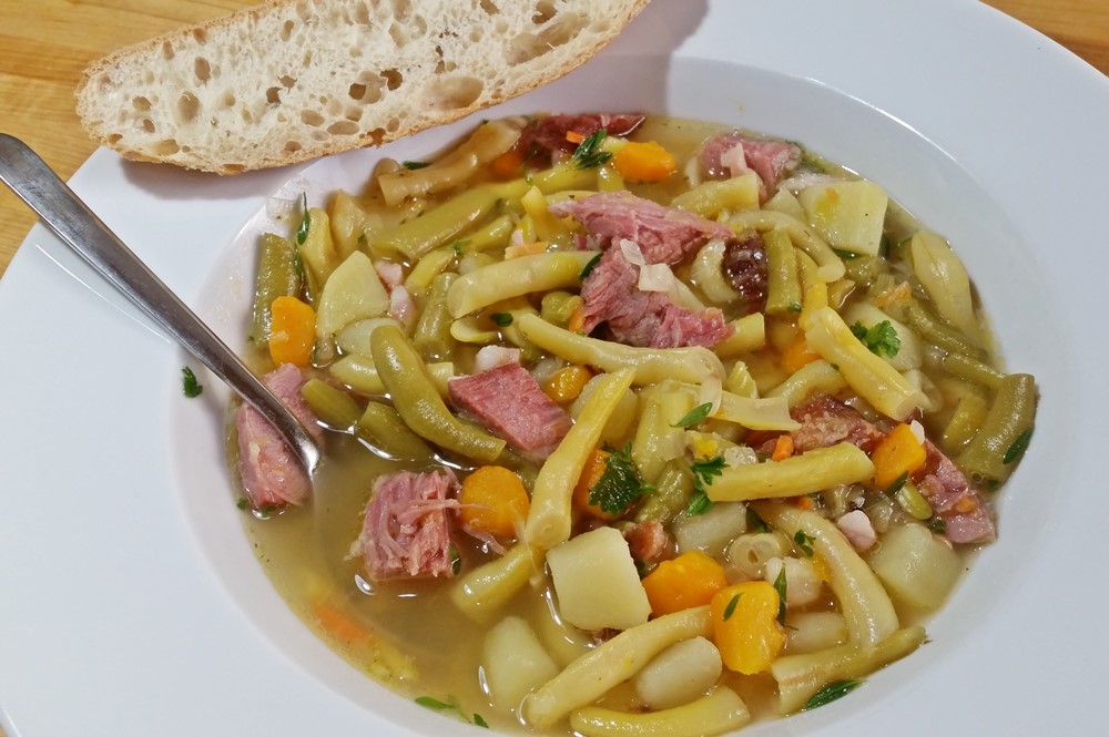 Frische Bohnensuppe - Kochgeheimnis